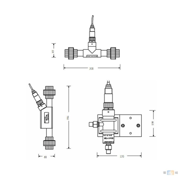 上海雷磁PHGF-46型流通式pH/ORP發(fā)送器系列